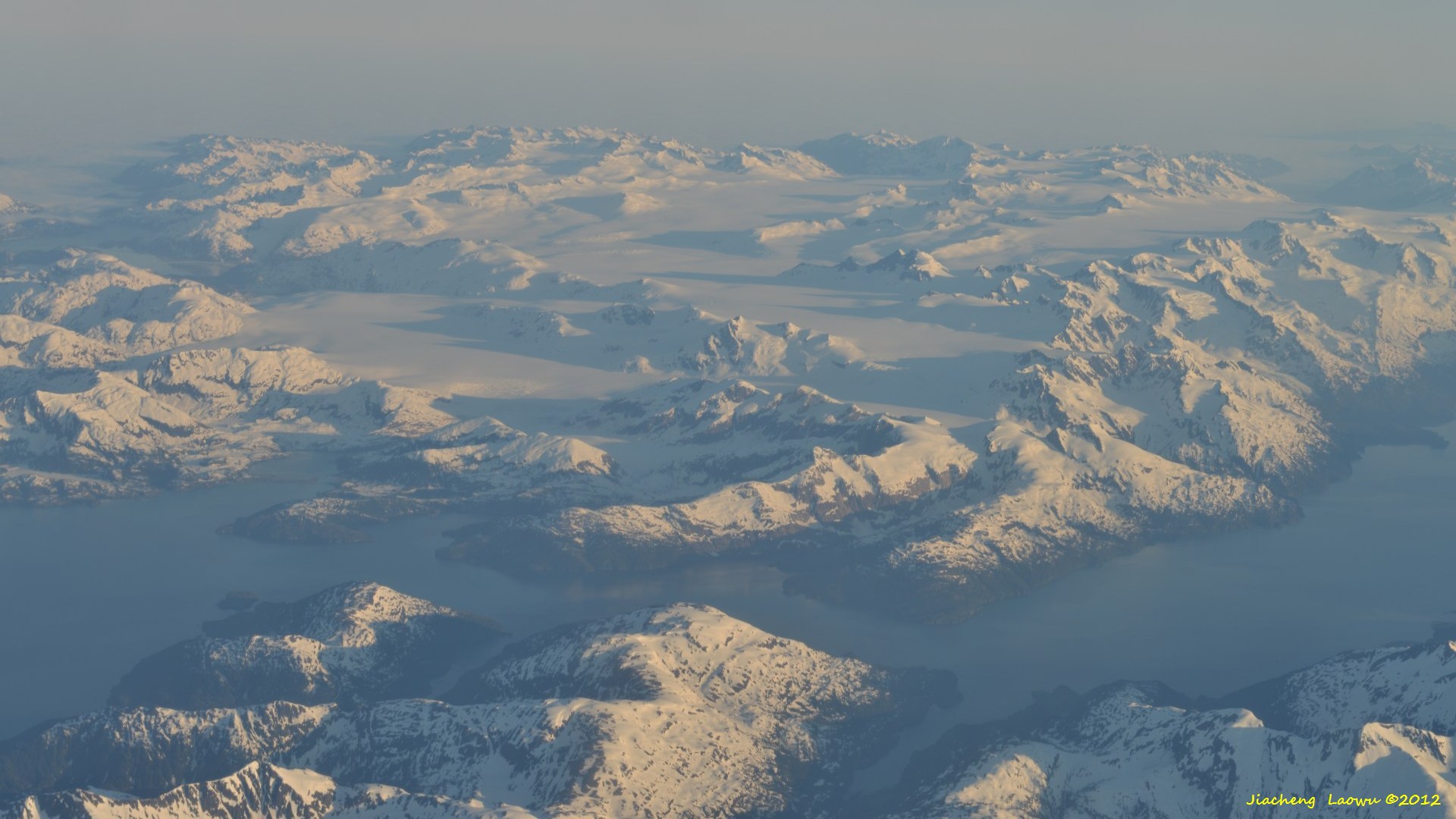 Alaska from airplane