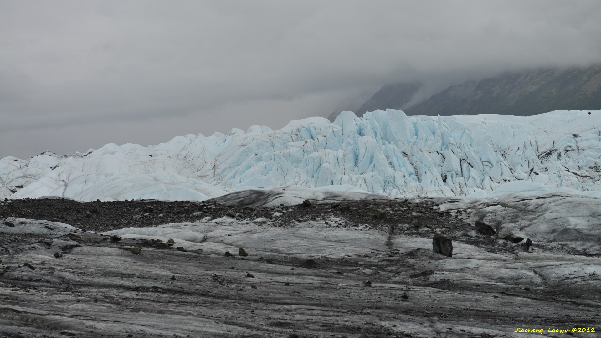 Close look at Matanuska Glacier
